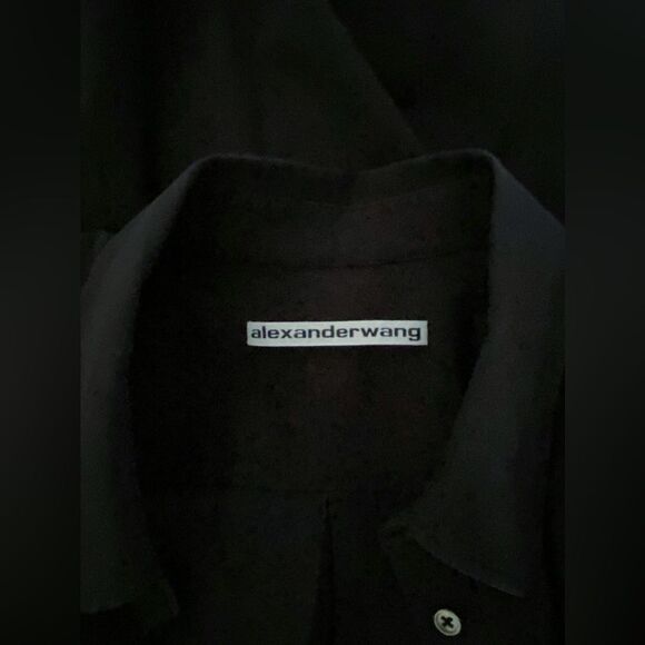 Alexander Wang Logo Waistband Shirt Dress size 8 - Picture 12 of 16